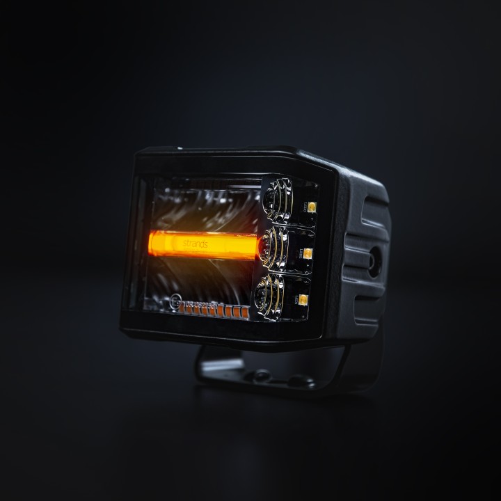 Proiector LED Omologat, Strands Siberia XP 44W, Roșu - EDK.ro