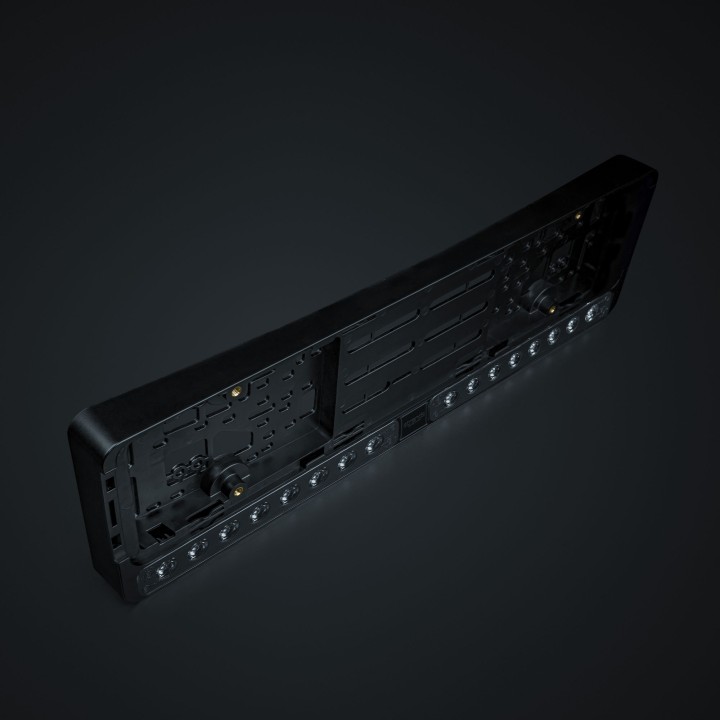 Proiector LED Omologat, Strands Nuuk E-Line Duo DK, Negru - EDK.ro