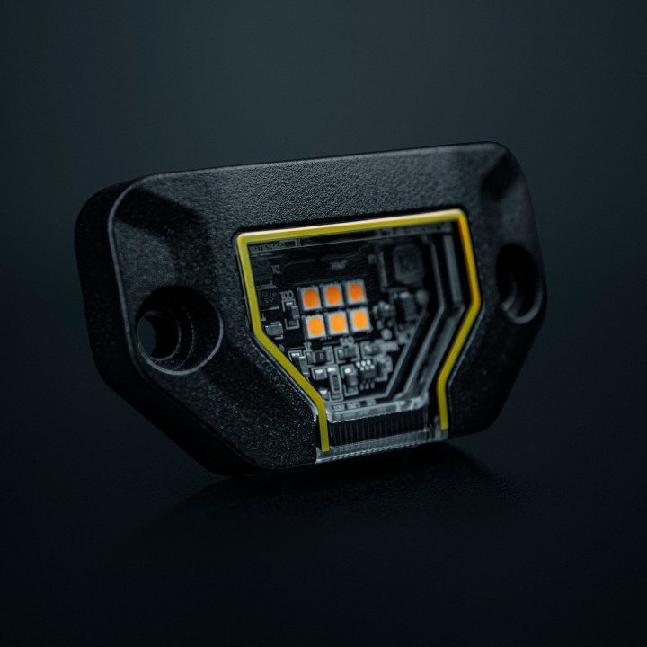 LED Warning Light, Strands Unity, Amber - EDK.ro