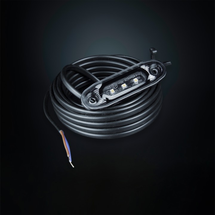 Proiector LED Omologat Pentru Poziții, Strands Dark Knight Ultra Slim - EDK.ro