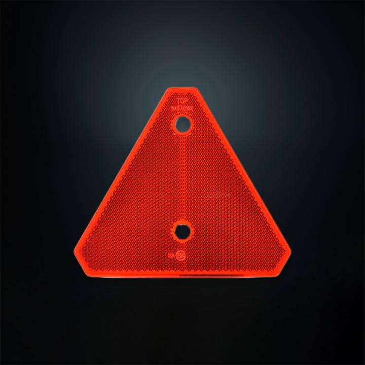 Reflector, Strands, Culoare Red, Triangle - EDK.ro