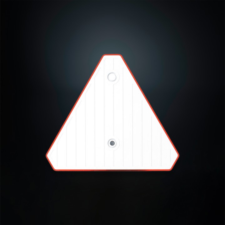 Reflector, Strands, Color Red, Triangle - EDK.ro