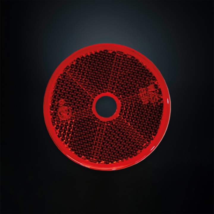 Reflector, Strands, Color Red, Round - EDK.ro