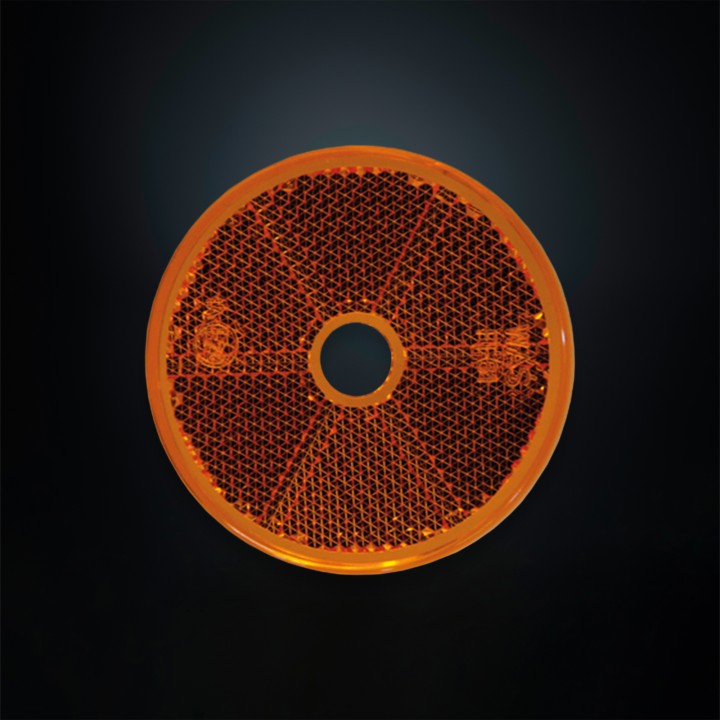 Reflector, Strands, Culoare Amber, Round - EDK.ro