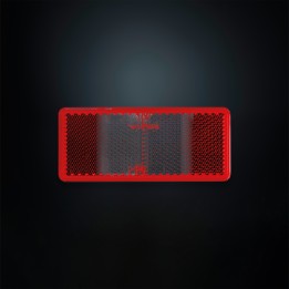 Reflector, Strands, Culoare Red, Rectangular - EDK.ro