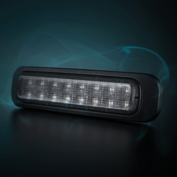 Lumină LED de Avertizare, Strands Dark Knight 129mm, Smoked - EDK.ro