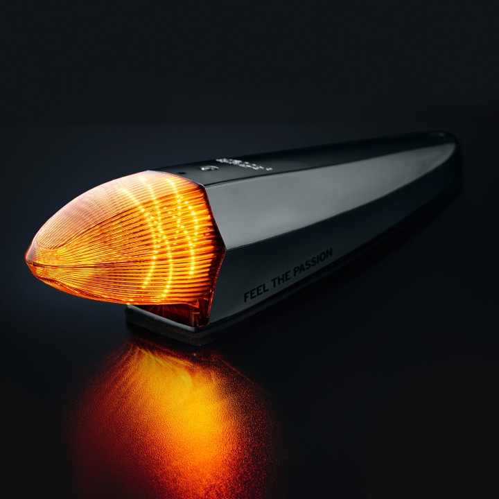 Lumină LED de Avertizare, Strands IZE LED Black Bullet - EDK.ro