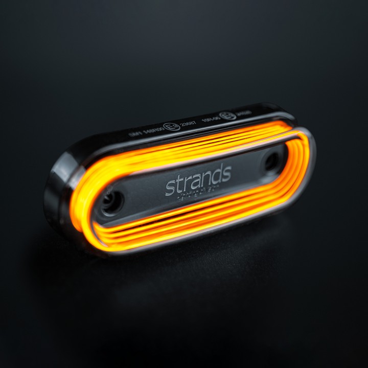 Lumină LED de Avertizare, Strands For9T, Chihlimbar - EDK.ro