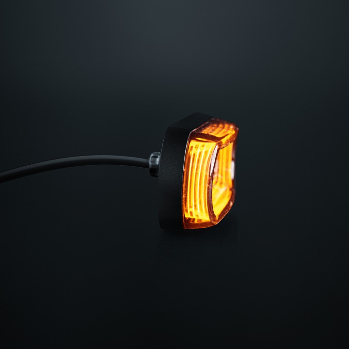 Lumină LED de Avertizare, Strands For9T, Chihlimbar - EDK.ro