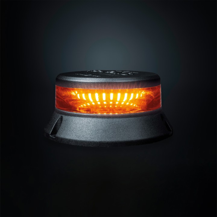 EC Approved LED Beacon Warning Light, Strands Cruise Light 110mm, Clear - EDK.ro
