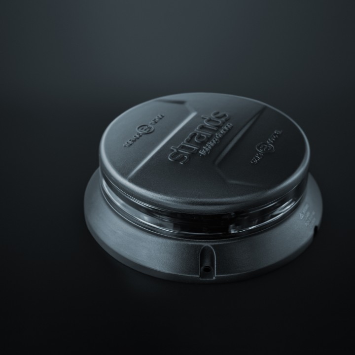 EC Approved LED Beacon Warning Light, Strands Cruise Light, Dark Lens - EDK.ro