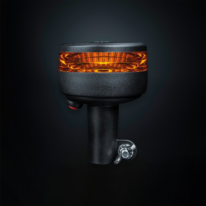 EC Approved LED Beacon Warning Light, Strands Cruise Light 90mm, Amber - EDK.ro