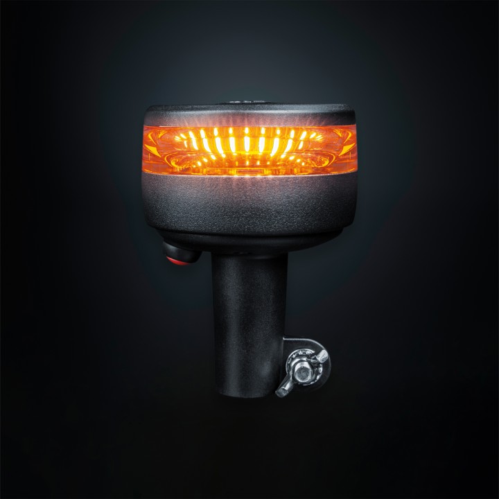 EC Approved LED Beacon Warning Light, Strands Cruise Light 90mm, Amber - EDK.ro