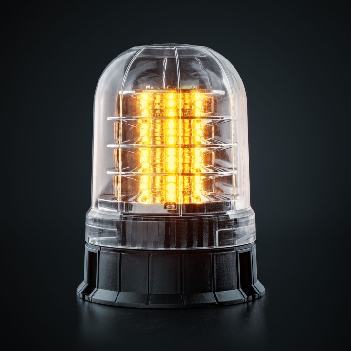 EC Approved LED Beacon Warning Light, Strands Big Energy XL, Clear - EDK.ro