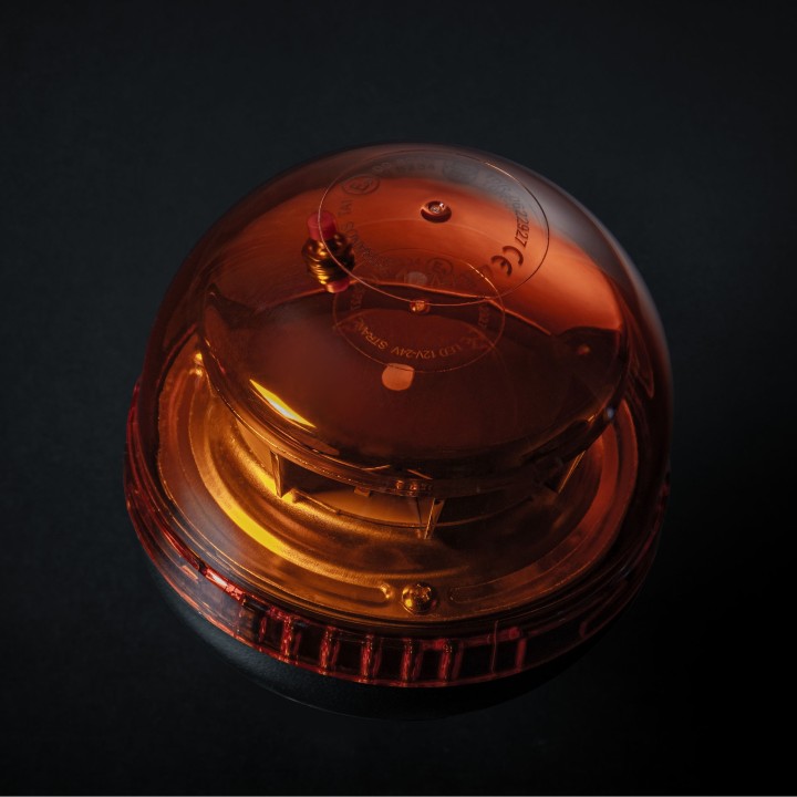 Girofar LED Omologat de Avertizare, Strands Big Energy, Chihlimbar - EDK.ro
