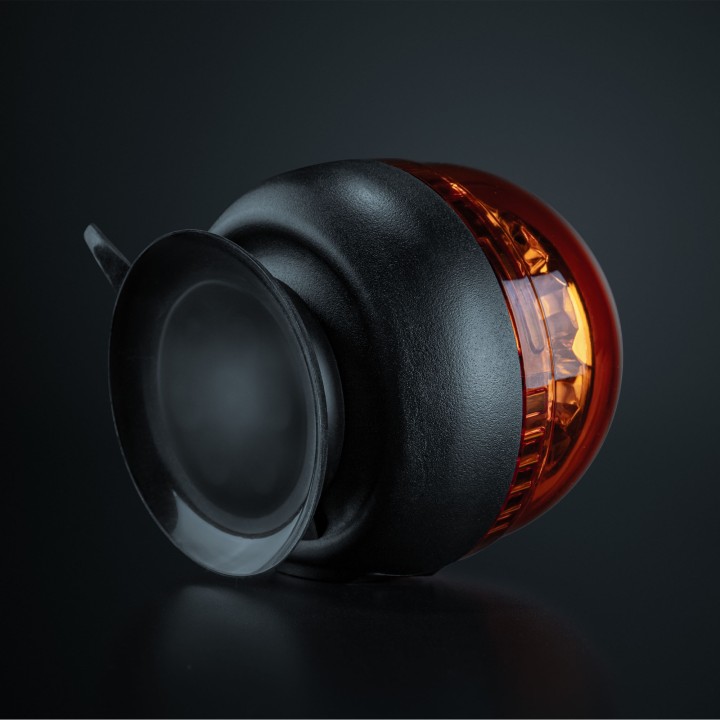 Girofar LED Omologat de Avertizare, Strands Big Energy, Chihlimbar - EDK.ro