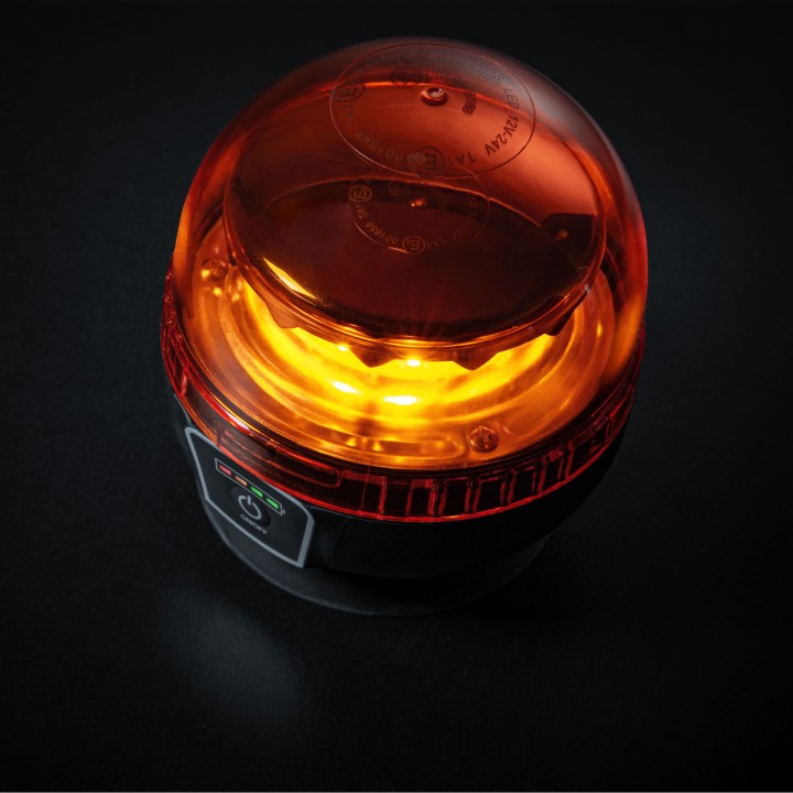 Girofar LED Omologat de Avertizare, Strands Big Energy, Chihlimbar - EDK.ro