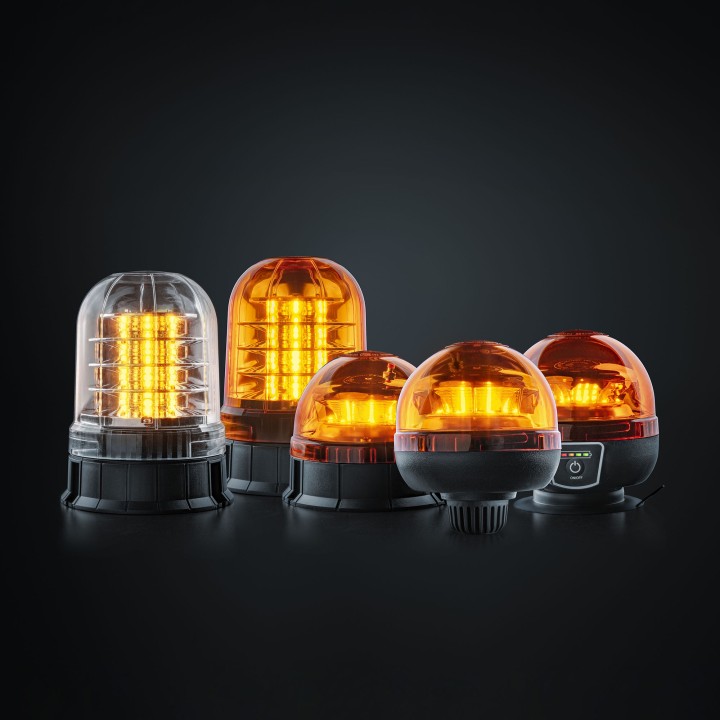 Girofar LED Omologat de Avertizare, Strands Big Energy, Chihlimbar - EDK.ro