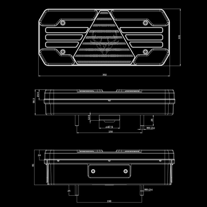 LED Warning Light, Strands Freedom - EDK.ro