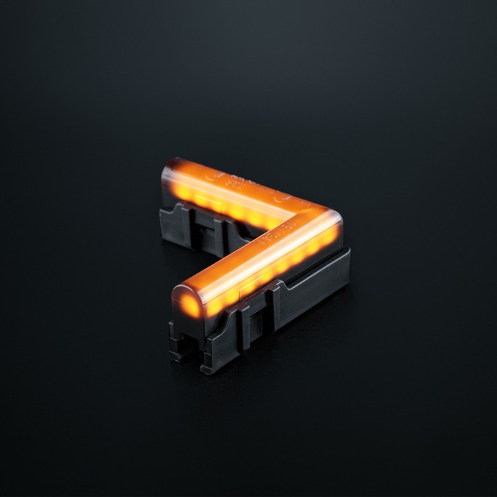 Lumină LED de Avertizare, Strands Freedom Dark Line - EDK.ro