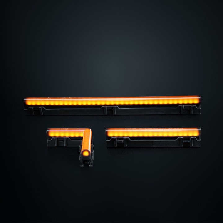 LED Warning Light, Strands Freedom Dark Line 250mm - EDK.ro