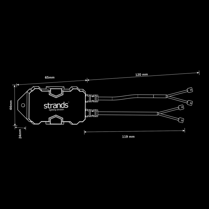 Electric Cable Kit for LED Projectors, Strands CAN Bus Decoder Big Energy H1/H3 - EDK.ro