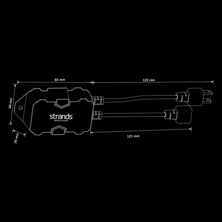 Electric Cable Kit for LED Projectors, Strands CAN Bus Decoder Big Energy H7 - EDK.ro
