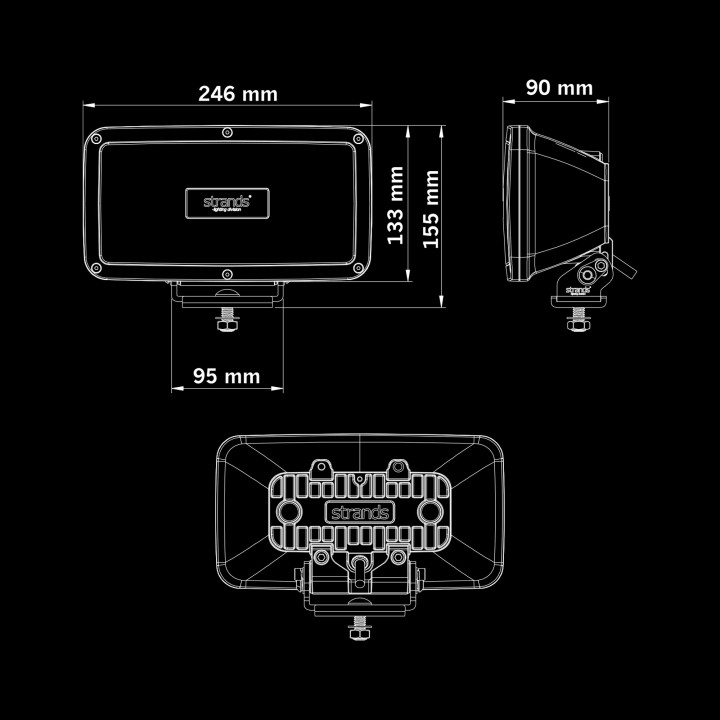 EC Approved LED Projector, Strands IZE LED OG - EDK.ro