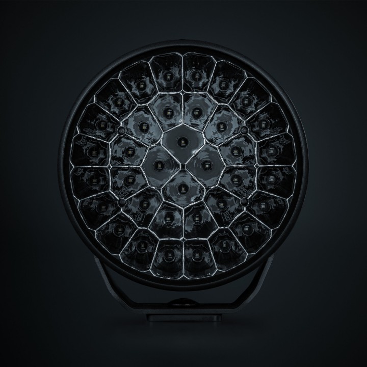 Proiector LED Omologat, Strands Big Energy Raw 9" - EDK.ro