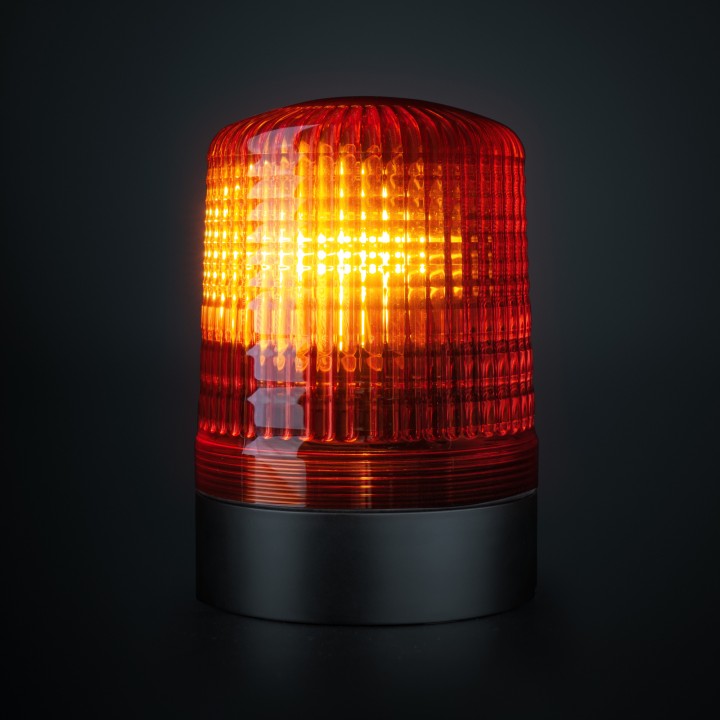 EC Approved LED Beacon Warning Light, Strands IZE LED 135mm - EDK.ro