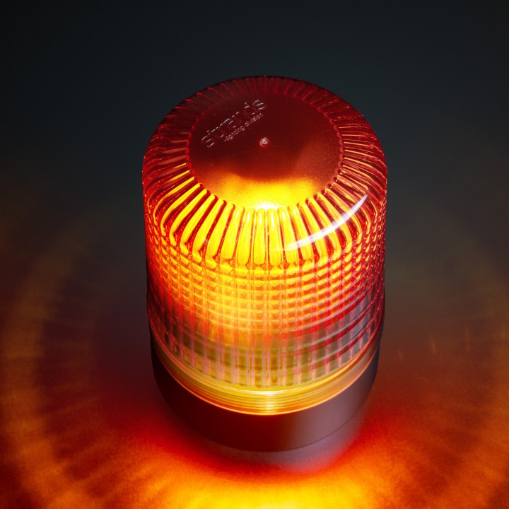 EC Approved LED Beacon Warning Light, Strands IZE LED 135mm - EDK.ro