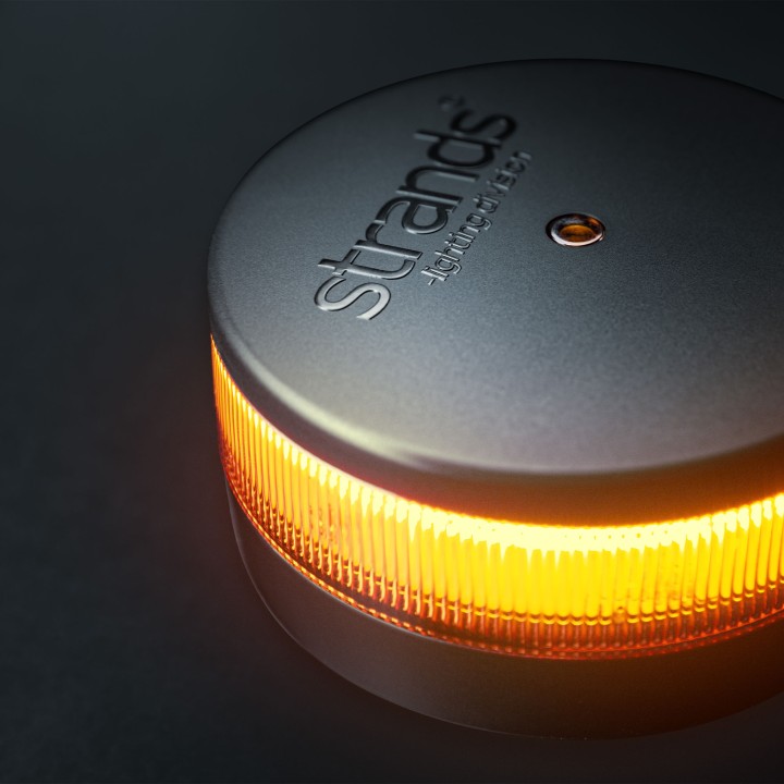 EC Approved LED Beacon Warning Light, Strands Unity 107mm - EDK.ro