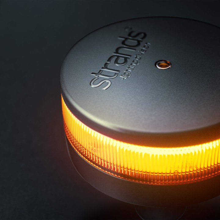 EC Approved LED Beacon Warning Light, Strands Unity 107mm - EDK.ro