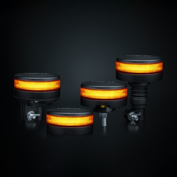 EC Approved LED Beacon Warning Light, Strands Unity 107mm - EDK.ro