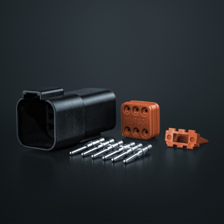 Kit Electric Pentru Proiectoare LED, Strands Connector Set Pro DT 6 Pin - EDK.ro
