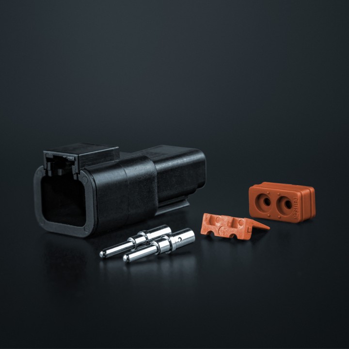 Electric Cable Kit for LED Projectors, Strands Connector Set Pro DTP 2 Pin - EDK.ro