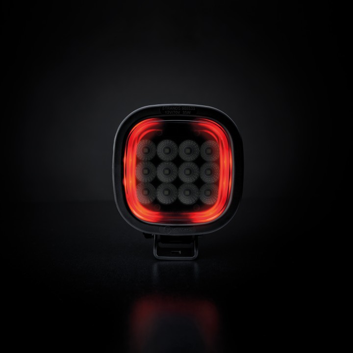 Proiector LED Omologat, Strands President 35W, Roșu - EDK.ro
