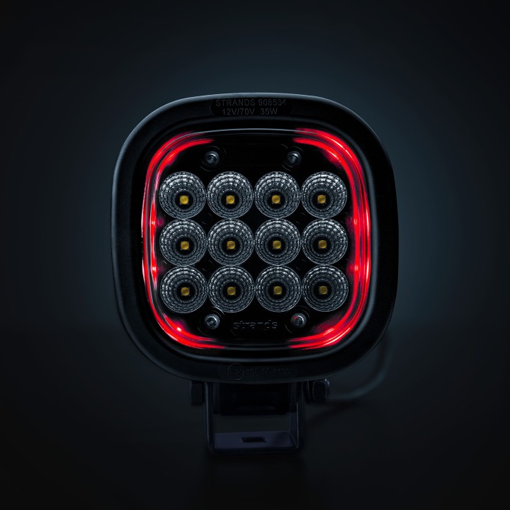 EC Approved LED Projector, Strands President 24W, Red - EDK.ro