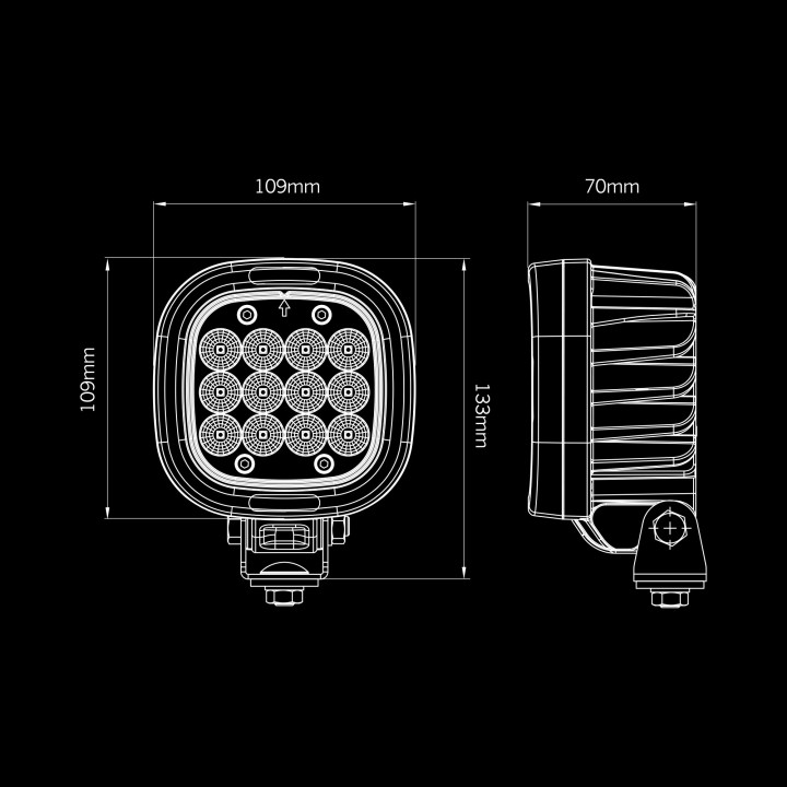 EC Approved LED Projector, Strands President 51W - EDK.ro