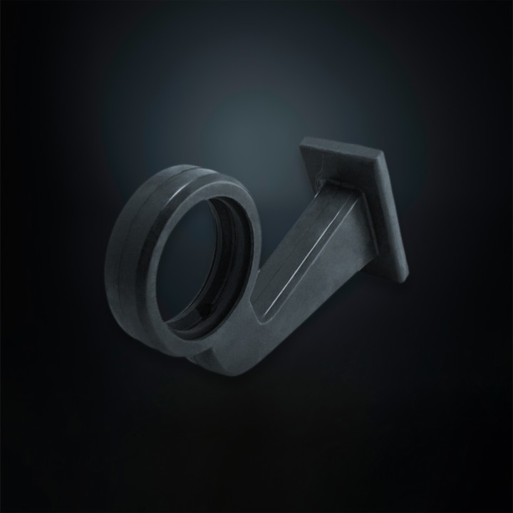 Kit de Integrare Proiectoare LED Omologate, Strands Rubber Arm 165MM - EDK.ro