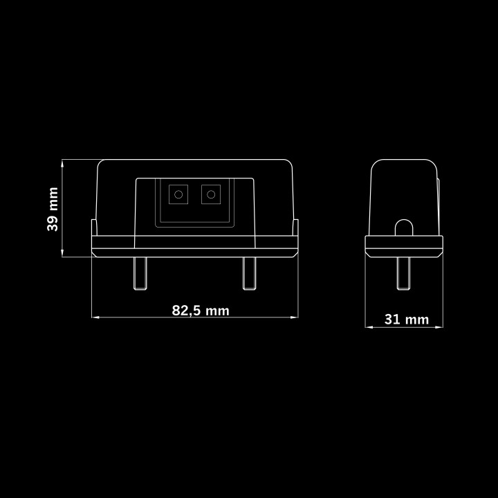LED Lights for Number Plate, Strands Freedom Legacy - EDK.ro