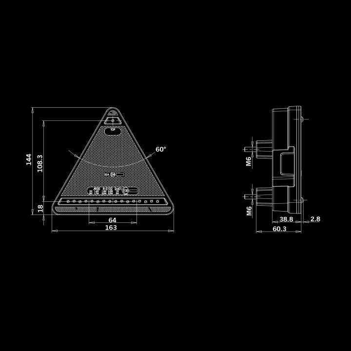 LED Warning Light, Strands Freedom Legacy - EDK.ro