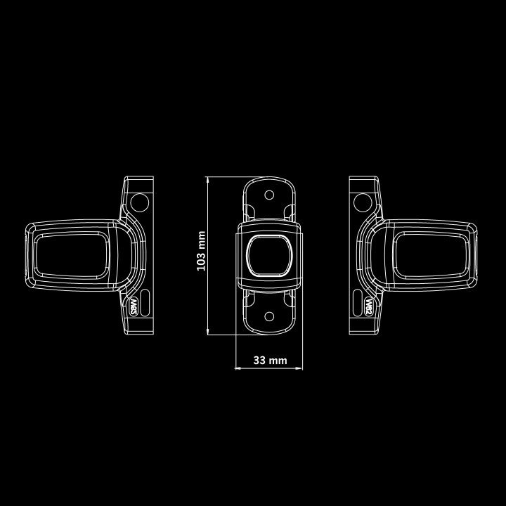 EC Approved LED Position Light Projector, Strands Freedom Legacy - EDK.ro