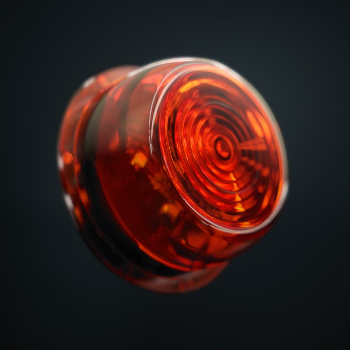 LED Warning Light, Strands Viking, Amber - EDK.ro