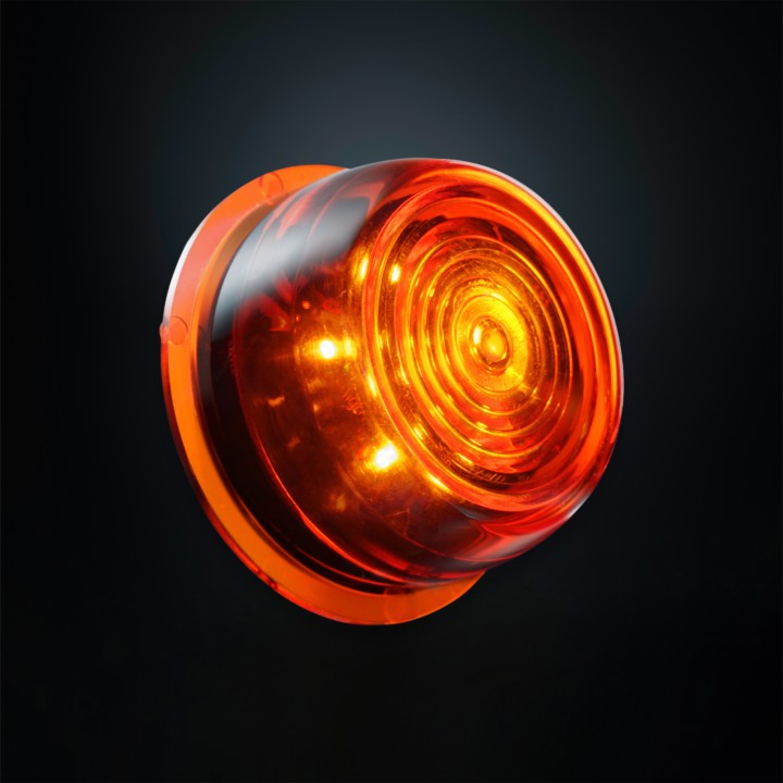 LED Warning Light, Strands Viking, Amber - EDK.ro