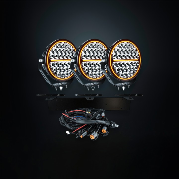 Proiector LED Omologat, Strands Siberia NRS 3x 9" - EDK.ro
