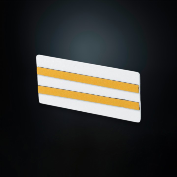 Reflector, Strands, Culoare Amber, Rectangular, 4 Pack - EDK.ro