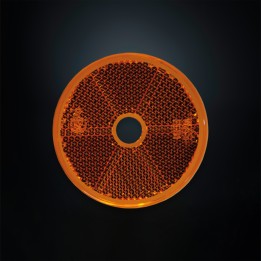 Reflector, Strands, Color Amber, Round, 4 Pack - EDK.ro