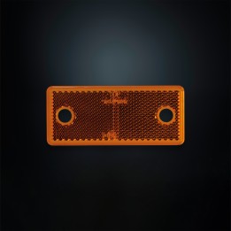 Reflector, Strands, Color Amber, Rectangular, 4 Pack - EDK.ro