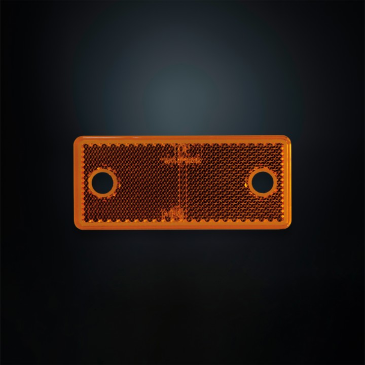 Reflector, Strands, Color Amber, Rectangular, 4 Pack - EDK.ro